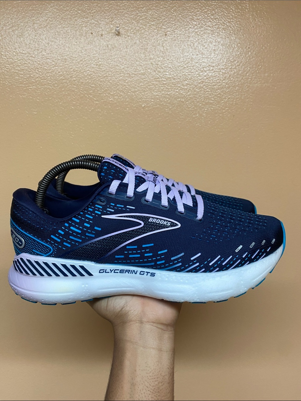 Brooks Glycerin GTS 20 Women's Running Sneakers “Peacoat/Ocean/Pastel Lilac” 9.5